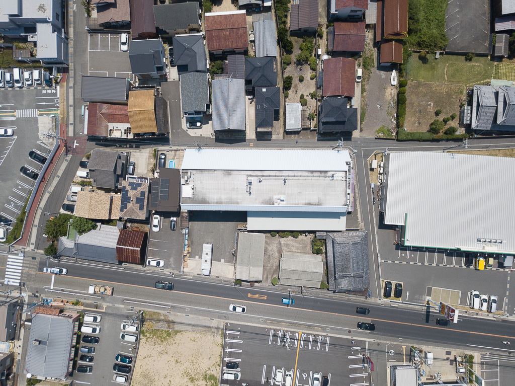 Aerial view of JBS warehouse