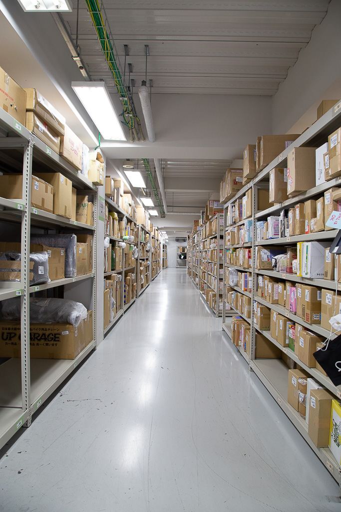Warehouse aisle